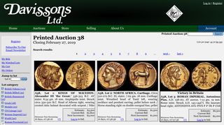 Printed Auction 38 | Davissons Ltd