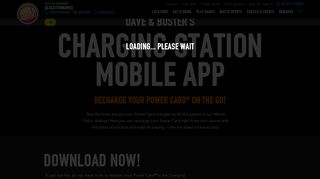 Dave & Buster's - Charging Station Mobile App