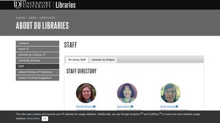 Staff - About DU Libraries - Library Guides at Davenport University