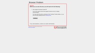 Error: Browser Problem
