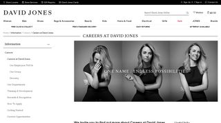 Careers at David Jones