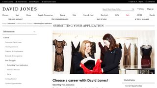 Submitting Your Application - David Jones