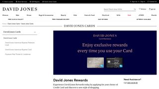 David Jones Cards