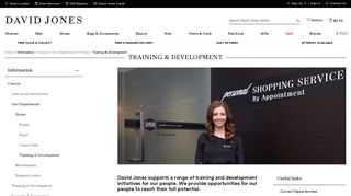 Training & Development - David Jones