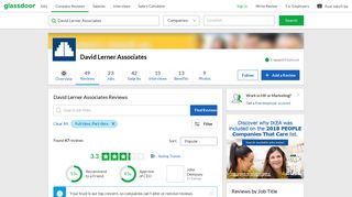 David Lerner Associates Reviews | Glassdoor