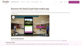 David Lloyd Clubs | Mobile app