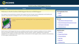 North Carolina Child Support Services