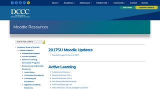Moodle Resources – Davidson County Community College
