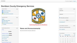 Davidson County Emergency Services