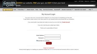 Login to buy guns online at galleryofguns.com, best price, top brands ...