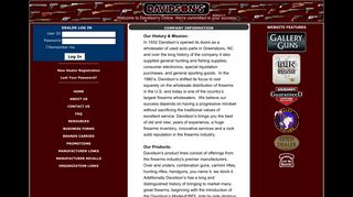 company information - Davidson's - davidsonsinc.com – Firearms ...