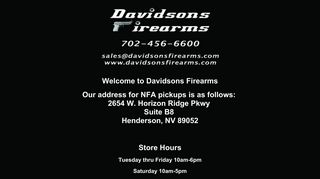 Davidsons Firearms