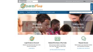 DavisPlus - student and instructor online resource center supporting ...
