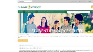 Student Resource Center - FA Davis Company