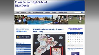 Davis Senior High School: Home Page - School Loop