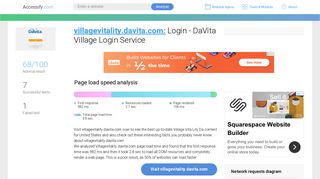 Access villagevitality.davita.com. Login - DaVita Village Login Service