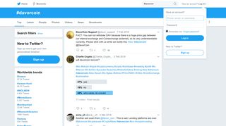 #davorcoin hashtag on Twitter