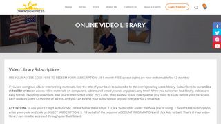 DAWN SIGN - Video Library - DawnSignPress
