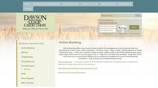 Online Banking :: Dawson Co-op Credit Union