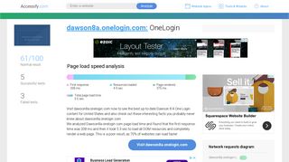 Access dawson8a.onelogin.com. OneLogin