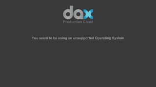 DAX Production Cloud - Clear