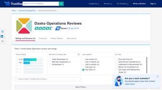 Daxko Operations Reviews & Ratings | TrustRadius