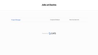 Jobs at Daxtra