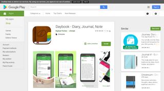 Daybook - Diary, Journal, Note - Apps on Google Play