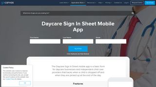 Daycare Sign In Sheet Form Mobile App - iPhone, iPad, Android