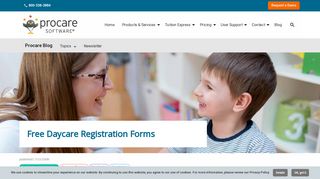 Free Daycare Registration Forms - Procare Software