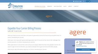 Expedite Your Billing With Agere | Daycos
