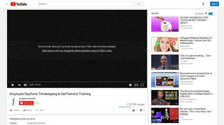 Employee Dayforce Timekeeping & Self Service Training - YouTube