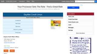 DayMet Credit Union - Dayton, OH - Credit Unions Online