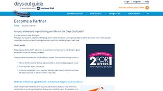 Become a Partner - Days Out Guide