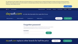 Forgotten password - Daysoft.com