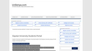 Daystar University Student Portal Login Procedure Archives ...