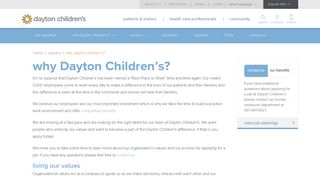 Working at Dayton Children's - Dayton Children's Hospital