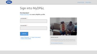 Log in - DPL Web Portal - DP&L