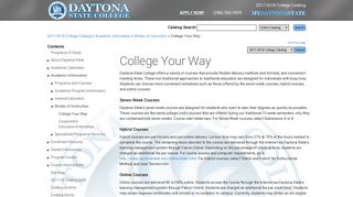 Daytona State College - College Your Way