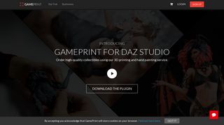 gameprint for daz studio