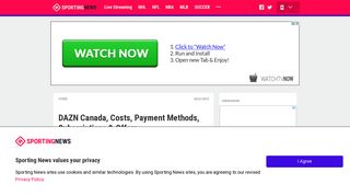 DAZN Canada, Costs, Payment Methods, Subscriptions & Offers ...