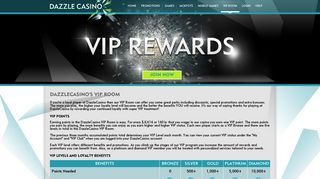 Online Casino VIP Loyalty Program | Dazzle Casino