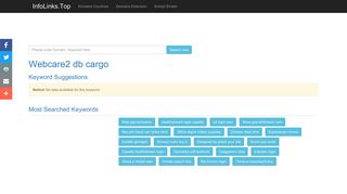 Webcare2 db cargo Search - InfoLinks.Top