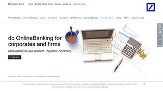 db OnlineBanking for Corporates and Firms - Deutsche Bank