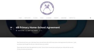 dB Primary Home-School Agreement – Crayke Primary School
