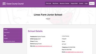 Limes Farm Junior School, Chigwell - Essex Schools Jobs