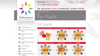 Shakespeare Primary School - For Pupils