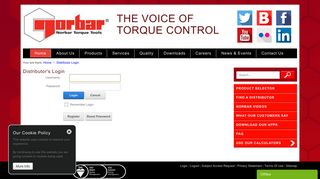 Distributor Login - Norbar Torque Tools