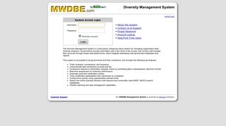 Diversity Management System (powered by B2Gnow)