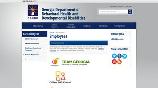 Employees | Georgia Department of Behavioral Health and ...